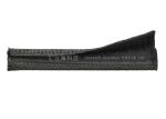 Black Self Closing Velcro Braided Cable Wrap , Flexible Velcro Wire Cover