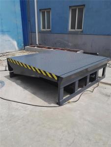 Quality Safety Electric Hydraulic Warehouse Dock Levelers 10 Ton 2 Piece Bumper Block Protection wholesale