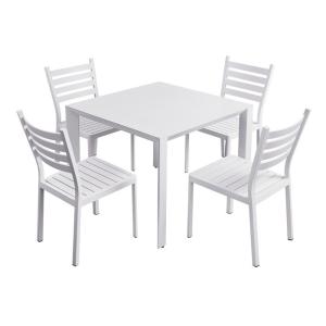 Quality Fine Handcrafted 0.5m³ CBM Aluminium Garden Table And Chairs wholesale