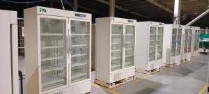 Quality 656L Pharmacy Vaccine Refrigerator Fridge With Double Glass Door LED Interior Light wholesale
