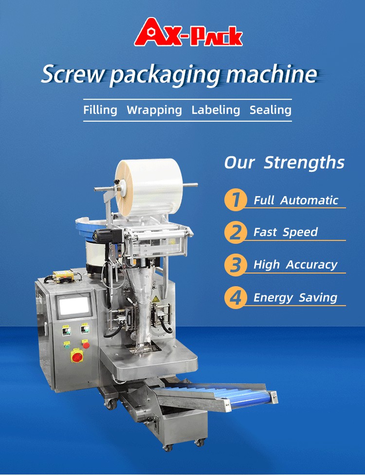 Multifunction Vertical Packing Machine for Nail Nuts Gasket Screw Fastener