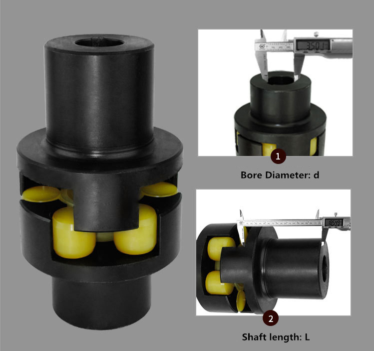 pu rubber flexible elastic spiders coupling