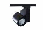 Black / White LED Track Spotlights With 30W / 40W COB LED Chip Aluminium