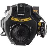 27hp OHV Twin Cylinder 4 Stroke Gasoline Engine 16.8KW Power for Industrial