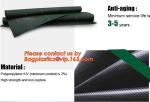 Agricultural plastic ground cover weed mat, pp weed control mat, for greenhouse