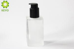 Quality Frosted Glass Foundation Bottle , 120ml Liquid Foundation Pump Bottle wholesale