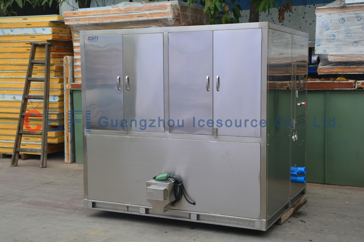 R507 Refrigerant Crystal Cube Ice Making Machine 1 ton / 3 ton