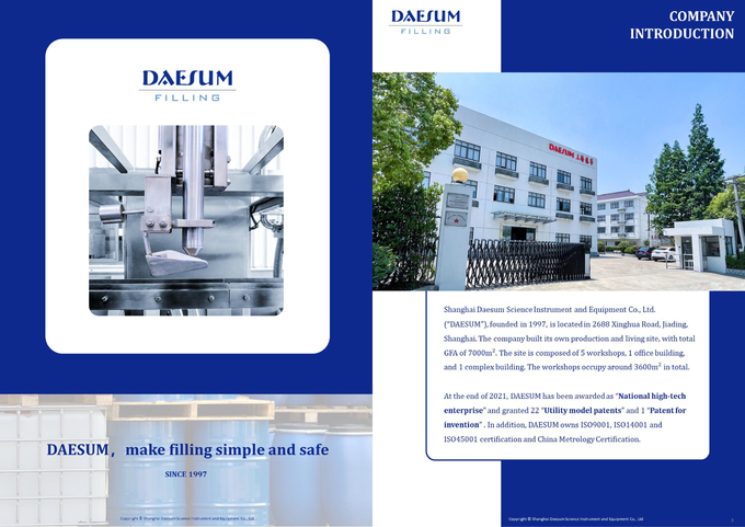 GZ1000-1DXR Fully Automatic IBC Filling Machine