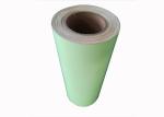Glow In The Dark Photoluminescent Vinyl Film Self Adhesive , Night Glow Tape