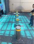Stainless Steel Bollards Hydraulic Road Blocker Variable Frequency Controller