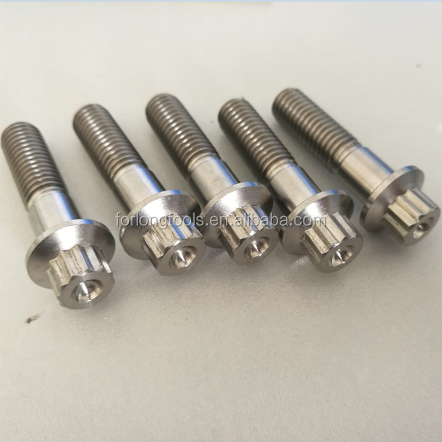 1.25 Pitch Flanged M8 Nuts in 6AL4V Grade Titanium for DIN Standard Mechanical Applications