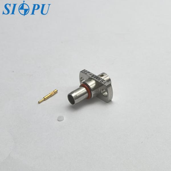 SBMA Male Flange Mounted RF Coaxial Connector For 1 # Semi Steel Or Semi