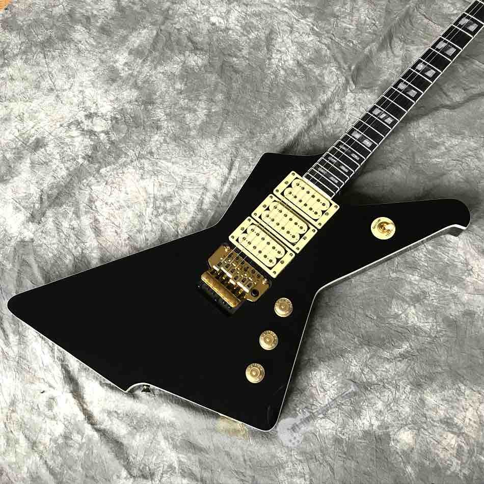 Custom High Gloss Black Destroyer Duplex Tremolo System Electric Guitar in Black or Sunburst