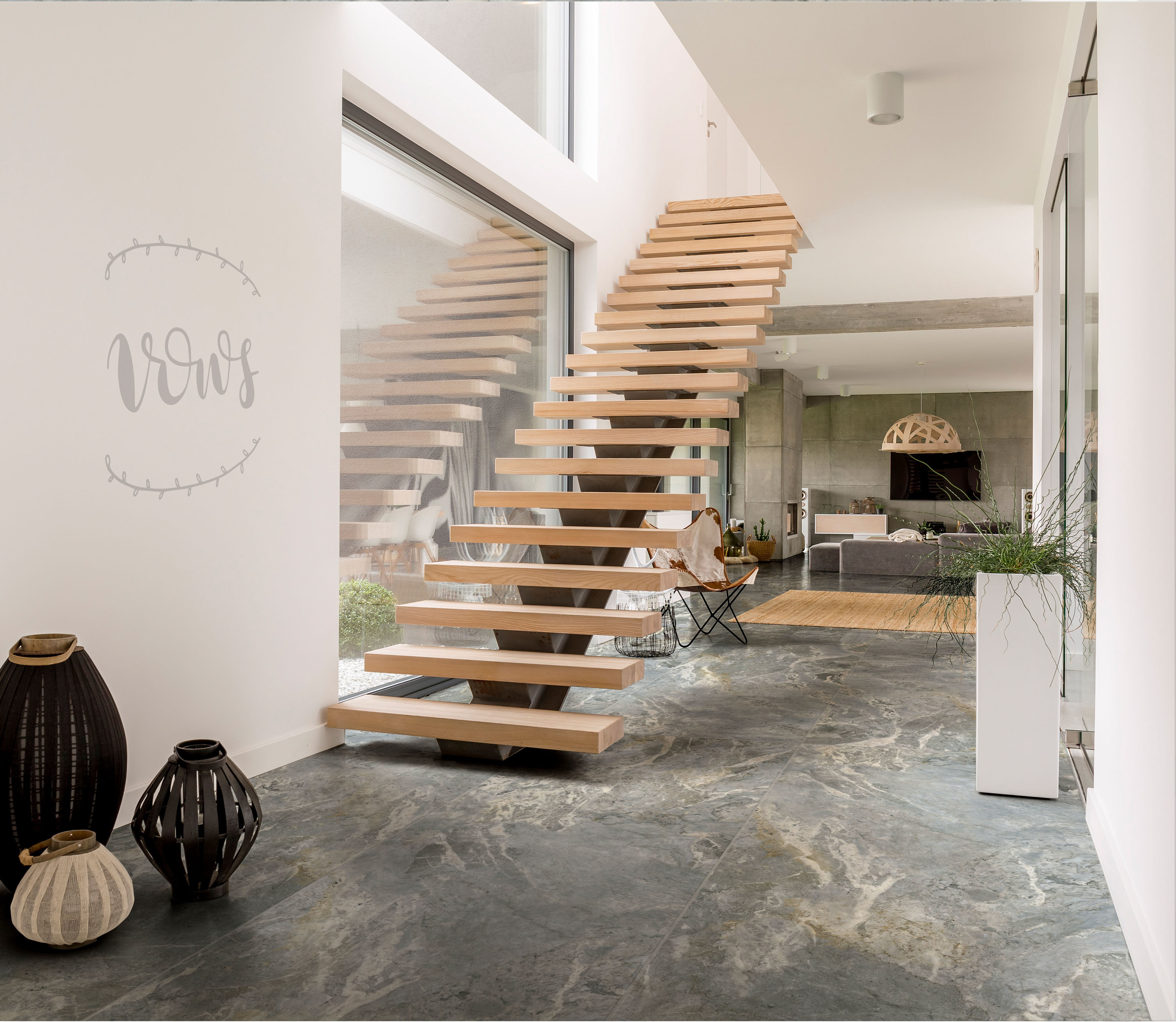 Spruce Green Marble Vinyl Flooring Seamless Scratch Resistant GKBM Greenpy GL-S5557-1