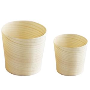 Quality 4.5mm Wooden Eco Friendly Disposable Coffee Cups Biodegradable Takeaway Coffee Cups wholesale