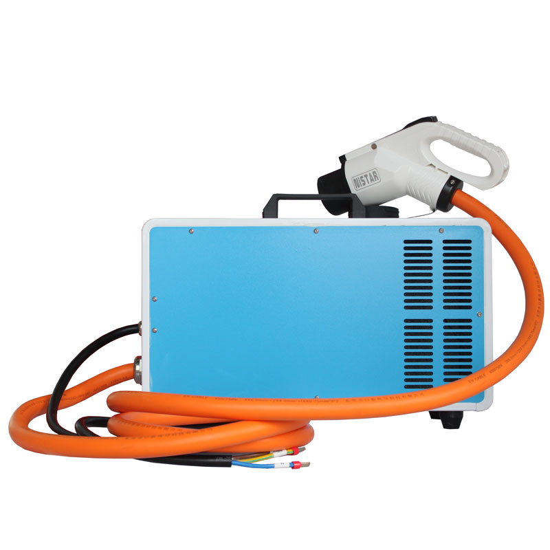 GB/T Connectors 1 220v Fast Charging Pile Dc 7kw Movable Fast Dc Ev Charger Station For Electric Vehicle Eco-Friendly