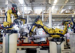 China Car Assembly Robotic Packaging Machinery Metal Material High Efficiency on sale