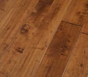 Quality Chinese Maple Engineered Wood Flooring, handscraped &amp; distressed surface wholesale