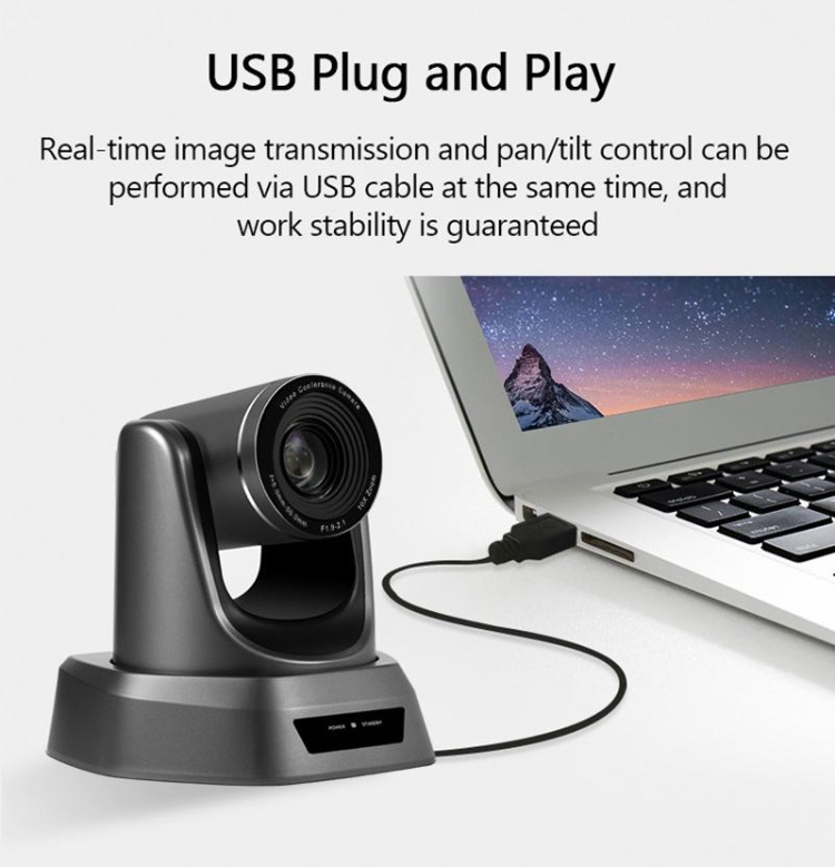 Tongveo 10X Zoom Full HD PTZ Video Conference Camera USB Output+Speakerphone Group