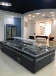 850mm Commercial Glass Freezer, IEC Direct Cooling Commercial Glass Freezer