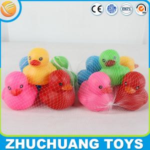 Quality pvc bath yellow duck toy set wholesale