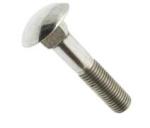 Stainless Steel DIN 603 Round Head Square Neck Bolt With Nut ASME B18.6.3