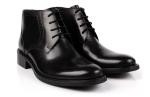 cow leather Mens Ankle Boots high class Burnished Leather Boots