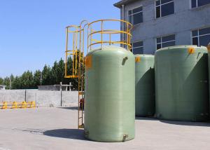 Quality Water Pretreatment FRP Chemical Tank Cylindrical 3600mm*5210mm wholesale