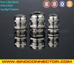 Copper Waterproof Metric Cable Gland Hermetic Gland Connector IP68 / IP69K