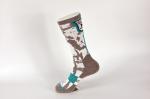 Green Breathbale Long Basketball Socks , Disposable Under Armour Basketball
