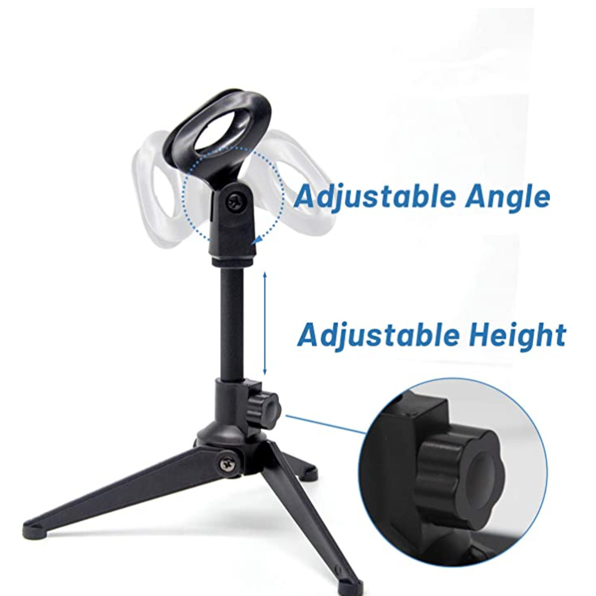Mini Desktop Holder 4.7 Inch M20 Tripod Mic Stand