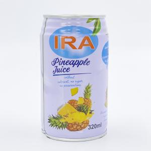 Quality No Sugar No Preservative Soft Drink Beverage Juice Bottling OEM Beverage Private Label For 320ml Pineapple Juice Drink Filling wholesale