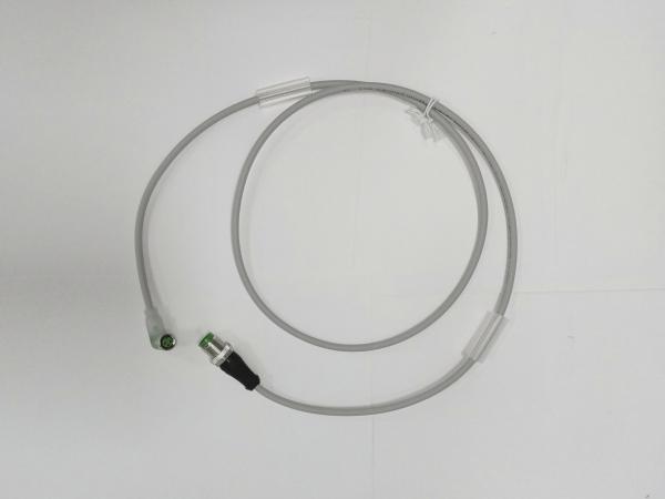 7000-40641-2300100 MURR M12 MALE 0° / M8 FEMALE 90° A-COD LED PUR 3X0.25 1M