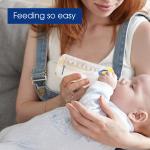 90° Extra Wide Angle Flip Cap Baby Bottle Breast Like Off Center Soft Nipple