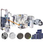 134KW High Technology Solar Panels Recycling Plant Solar Chip Recycling