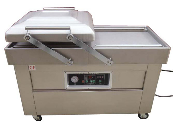 Double Chamber Vacuum Packing Machine , Heat Sealing Industrial Vacuum Sealer