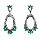 Bohemian Earrings Beautiful Gifts For Girls Shining Dimond Earring