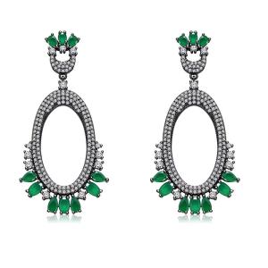 Quality Bohemian Earrings Beautiful Gifts For Girls Shining Dimond Earring wholesale
