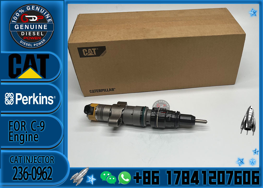 C-9 Diesel Engine Parts Fuel Injector Common Rail Injector 2360962 236-0962 For Excavators CAT 330C 330C
