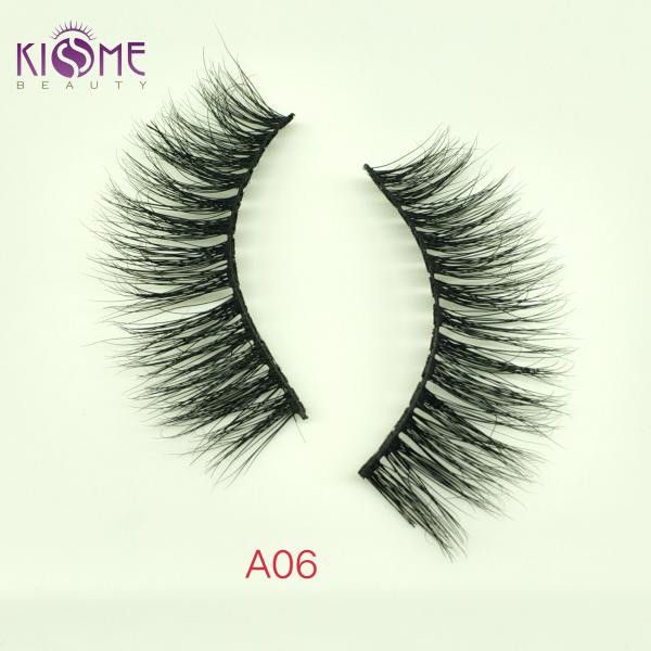 BLACK NATURAL REAL MINK PRIVATE LABEL FALSE EYELASH A06