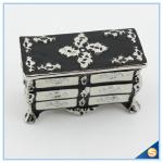 European Style Large Storage Desk Shape Trinket Box Creative Retro Jewelry Box