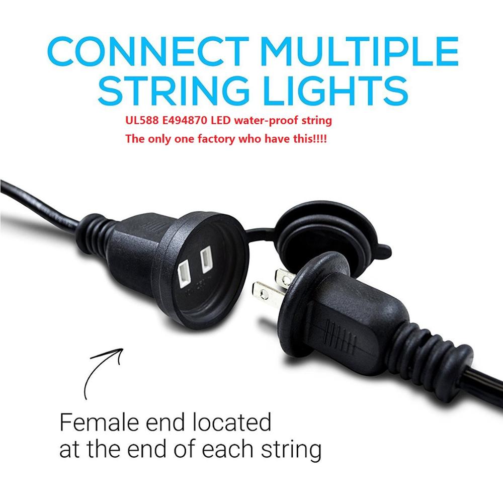 Outdoor Festoon String Lights S14 Outdoor Led String Lights