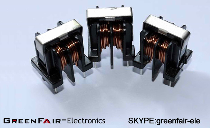 Line Filter Common Mode Inductor , UU9.8 R10K Protects Power Through Inductor