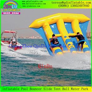 Quality Free Shipping 0.9mm PVC Tarpaulin 4 Person Inflatable Flying Fish Boat For Surfing wholesale