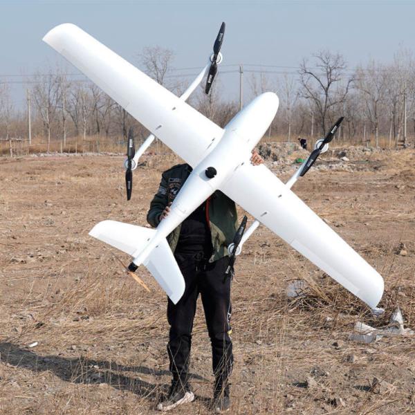 Load 2.2KG Weight Surveying Tilt Camera Fixed Wing Drone Vertical Takeoff Street