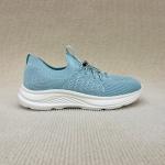 Stylish blue soft bottom breathable ladies sport running shoes athletic