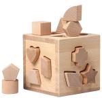 Eco-friendly Wooden 3D Building Blocks Creative Art Gift Home Ornament