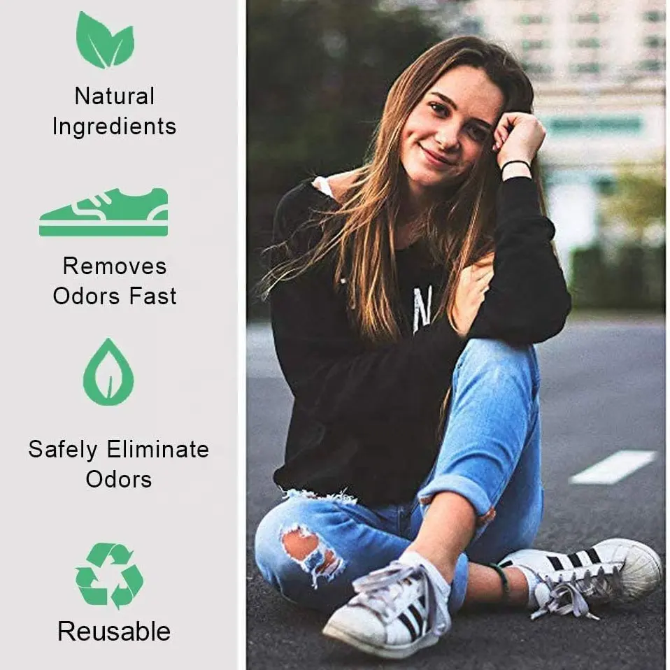 75g Bamboo Charcoal Air Purifying Bags Customized Shoe Deodorizer for Odor Absorption