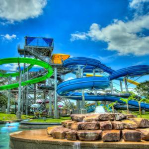 Quality Fiberglass Water Slides Park Games Spiral Slides Water Park Equipment wholesale