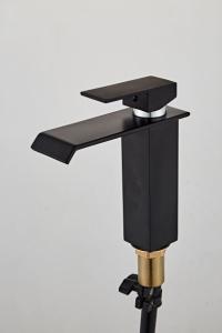 Quality Black Stainless Steel Spray Paint 314SUS Under Counter Basin Tap wholesale